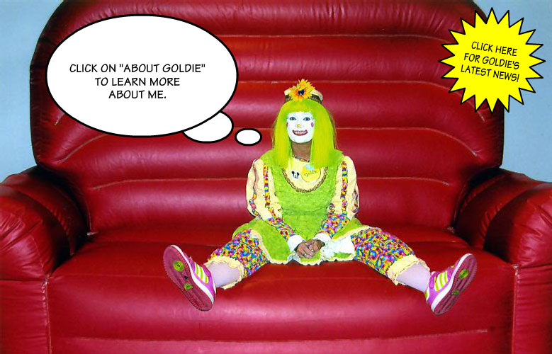 Welcome To Goldie The Clown's Website
